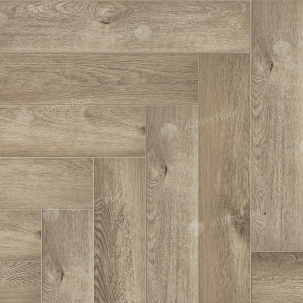 Кварц виниловая плитка Alpine floor Parquet Light ECO 13-5 Дуб Натуральный Отбеленный 1,95 м9\уп.