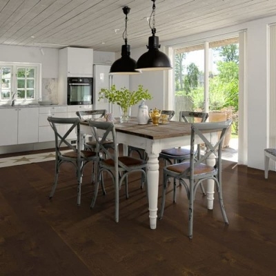 Паркетная доска Karelia Oak Story Barrel Brown Matt, однополосная, 14х188х2000, 3м2 уп., c 4 cторонней микрофаской, селекция Country - изображение 2