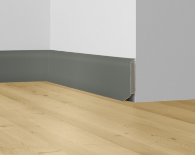 Плинтус Dollken S60 60 мм цвет серый (1147) 2.57 м.п./шт. - изображение 1