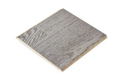 Паркетная доска Karelia Oak Concrete Grey 3S, трехполосная, 14х188х2266, 3,41м2 уп.,  без фаски, селекция Rustic Паркетная доска Karelia Oak Concrete Grey 3S, трехполосная, 14х188х2266, 3,41м2 уп.,  без фаски, селекция Rustic - изображение 3