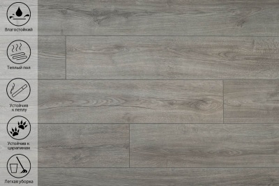 Ламинат Peli Anatolia Design Дымчатый Дуб 8мм 33 класс с фаской 1,9608м2\уп - изображение 4