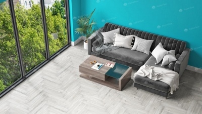 Кварц виниловая плитка Alpine floor Parquet Light ECO 13-11 Снежный 1,95 м9\уп. - изображение 3