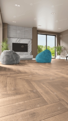 Кварц виниловая плитка Alpine floor Parquet Premium  ECO 19-2 Дуб Royal 0,75 м2\уп. - изображение 4