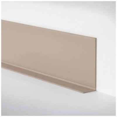 Плинтус Dollken WL100 100 мм цвет бежевый (0130) 50 м.п./рулон - изображение 1