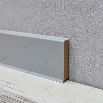 Плинтус Dollken Cubu Flex Life 80 мм цвет светло-серый (1012) 2.5 м.п./шт. - изображение 1