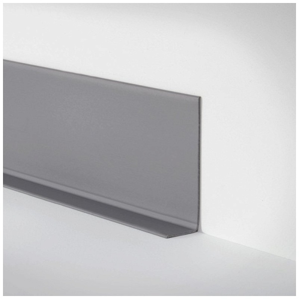 Плинтус Dollken WL100 100 мм цвет темно-серый (0146) 50 м.п./рулон