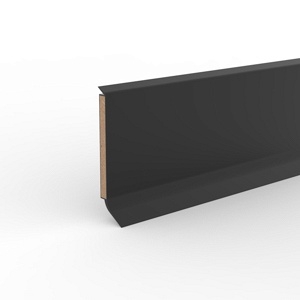 Плинтус Dollken S60 60 мм цвет антрацит (1209) 2.57 м.п./шт.