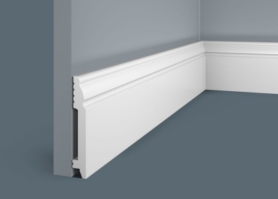 Плинтус PX027, 99х15, 2000мм, Экополимер/10 - изображение 1