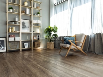 Кварц виниловая плитка Alpine floor Sequoia ECO 6-12 Секвойя Тёмная 2,23 м2\уп. - изображение 3