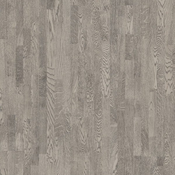 Паркетная доска Karelia Oak Concrete Grey 3S, трехполосная, 14х188х2266, 3,41м2 уп.,  без фаски, селекция Rustic