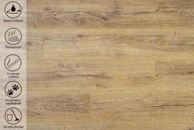 Ламинат Peli Anatolia Design Дуб Кремовый 8мм 33 класс с фаской 1,9608м2\уп - изображение 4