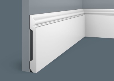 Плинтус PX006, 138х18, 2000мм, Экополимер/12 - изображение 1