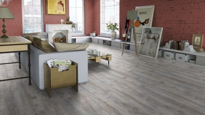 Ламинат Tarkett Estetica Oak Effect light grey 1292×194×9мм с фаской - изображение 5