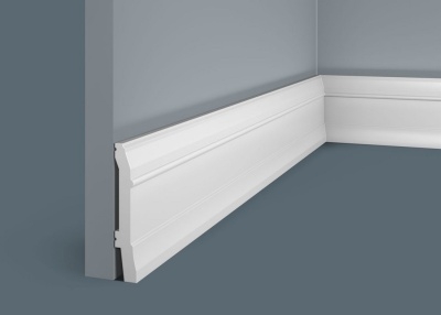 Плинтус PX020, 85х15, 2000мм, Экополимер/14 - изображение 1