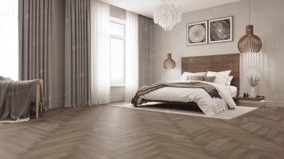 Кварц виниловая плитка Alpine floor Parquet Premium  ECO 19-7 Дуб насыщенный 0,75 м2\уп. - изображение 3